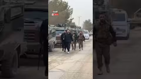 تجهيز رتل الأمن الداخلي السوري في الشدادي