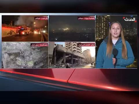 ألسنة دخان تعلو بيروت الجنوبية وانقطاع الكهرباء