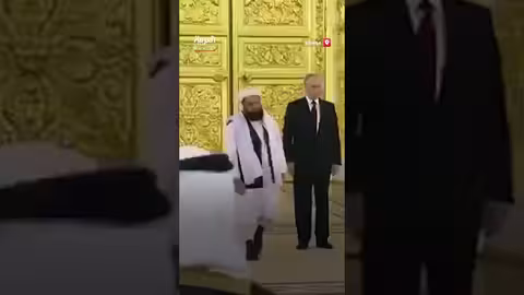 بوتين يستقبل سفير طالبان في موسكو