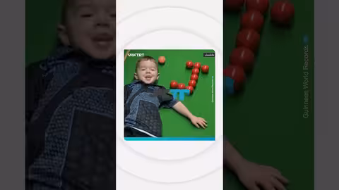 طفل بريطاني يحطم الأرقام القياسية في السنوكر