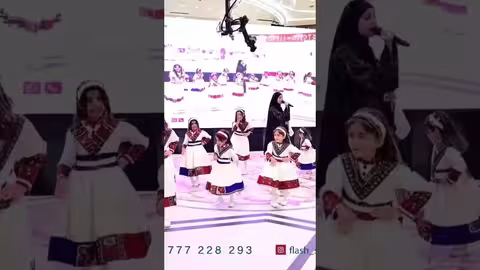 ماريا قحطان في أغنيتها الترحيبية الرائعة