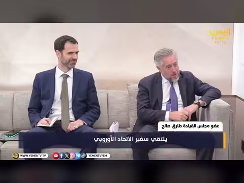 التقى طارق صالح بسفير الاتحاد الأوروبي