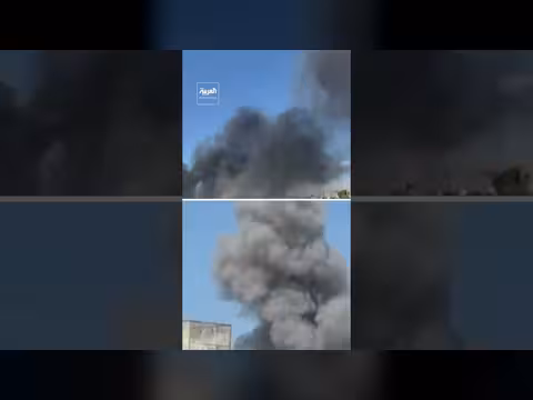 صور متداولة لاستهداف شركة شيراز الإيرانية