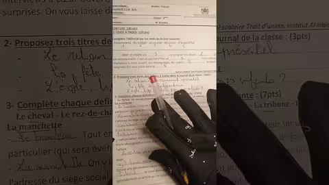 2ème année collège évaluation N2 français semestre1 la production écrite الفرض التاني الدورة الأولى