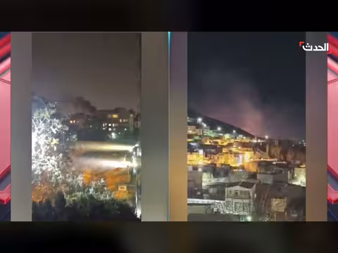 مشاهد لغارات أمريكية إسرائيلية متجددة على طهران