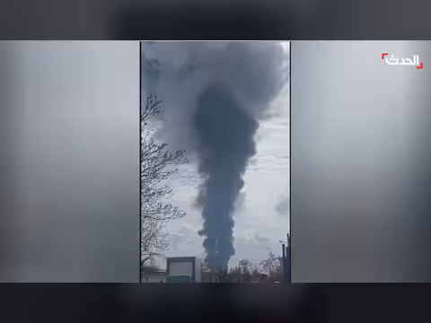 انفجار خزان نفطي قرب مطار مشهد الإيراني