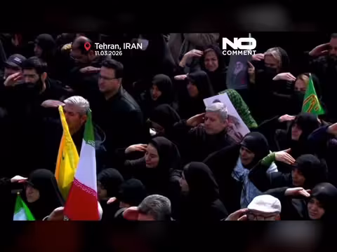 تشييع قادة إيرانيين في طهران بعد مقتلهم في غارات أمريكية إسرائيلية