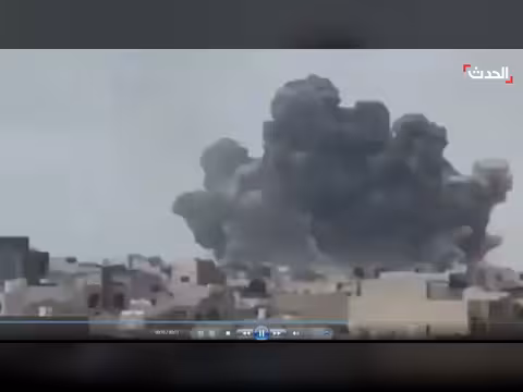 ضربات جوية تستهدف مواقع عسكرية في بوشهر الإيرانية