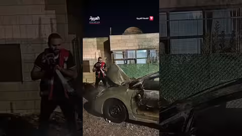 اقتحام الجيش الإسرائيلي لمدن بالضفة الغربية وحرق مركبة في رام الله