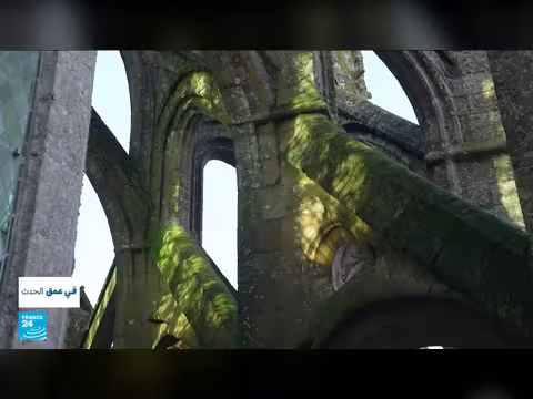 ترميم مون سان ميشيل لإنقاذ جوهرة التراث الفرنسي