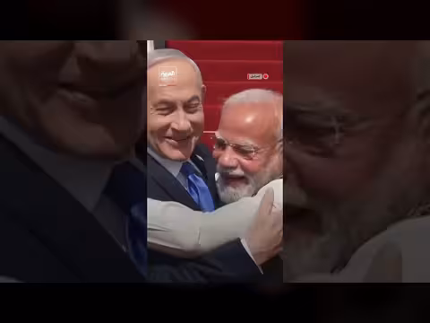 لقاء بين نتنياهو ومودي في إسرائيل خلال زيارة رسمية