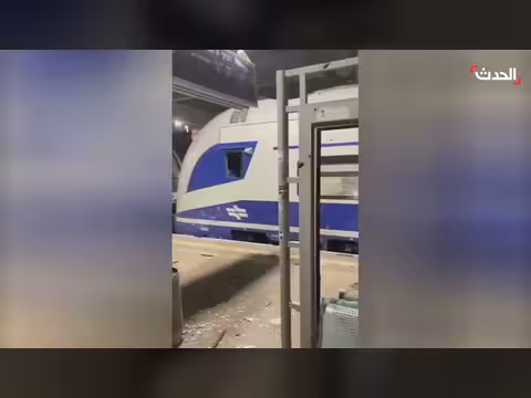 أضرار جسيمة في محطة قطار رمات غان بتل أبيب جراء صاروخ إيراني