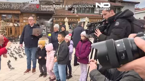 البوسنة تكشف روبوت روبي في شوارع سراييفو