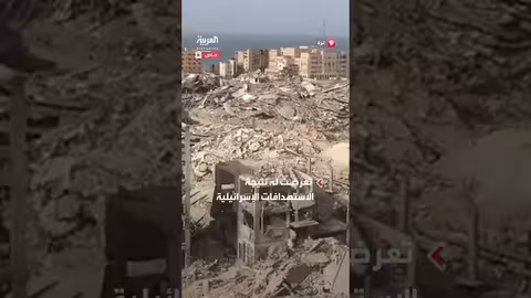 تكدس خيام النازحين في غرب غزة