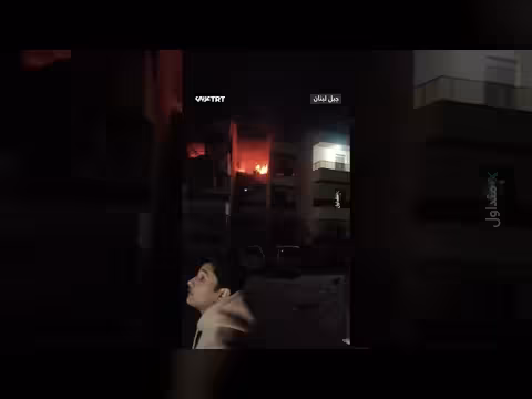قصف إسرائيلي لشقة سكنية في منطقة السعديات جنوب بيروت