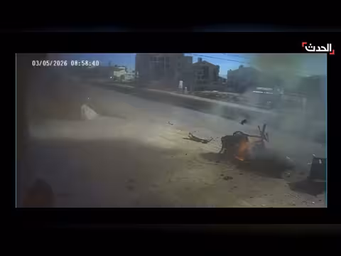 استهداف سيارة على أوتوستراد زحلة في البقاع اللبناني