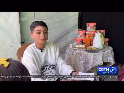 أسر غزة تصنع زينة عيد الفطر بيدها رغم الظروف القاسية