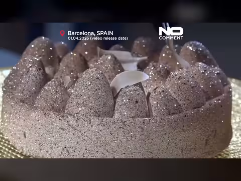 صانع حلويات يبتكر حلويات الفصح الكاتالونية