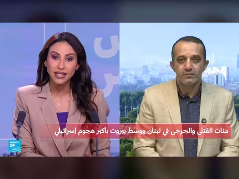 مستشفيات بيروت تستقبل الجرحى بعد غارات إسرائيلية