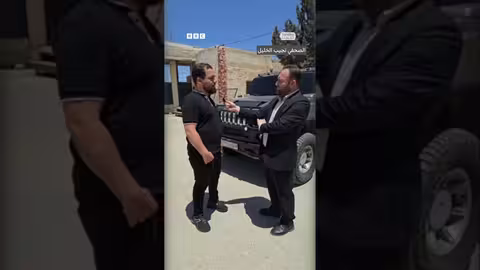 همر مسروقة تظهر مع سيارات الأمن السوري... رد الداخلية