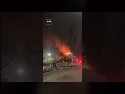 اشتعال حرائق في منزل إسرائيلي بعد صاروخ إيراني