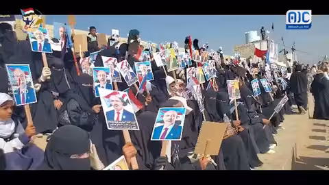 حشود تحيي ذكرى ثورة 14 أكتوبر في الضالع