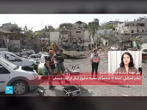 دوي انفجارات فوق القدس بعد رصد صواريخ إيرانية