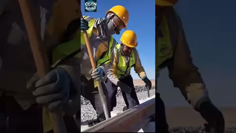 الجزائر: افتتاح خط سكك حديدية عبر الصحراء الكبرى بمشاركة صينية