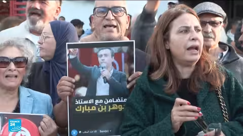 إضراب معارضين تونسيين تضامناً مع جوهر بن مبارك المسجون