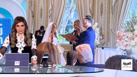 ترمب يقيم حفل زفاف لموظفه في منتجعه