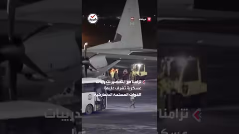 هبوط طائرة عسكرية في غرينلاند قبل تدريبات دنماركية