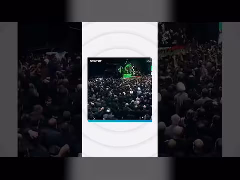 مراسم وداع علي خامئني في طهران
