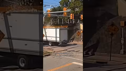 جسر شارع جريكسن: حوادث متكررة وشاحنات ضخمة