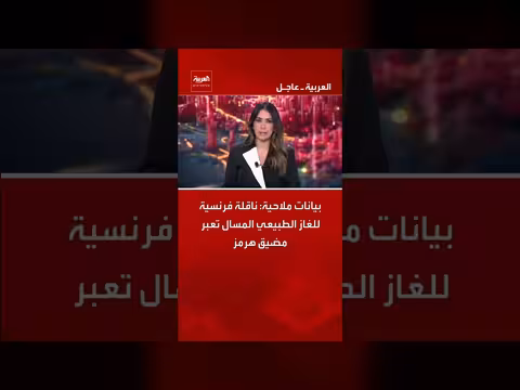 ناقلة فرنسية للغاز الطبيعي المسال تعبر مضيق هرمز