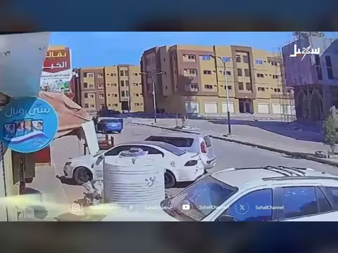 لحظة اختطاف قائد في عدن