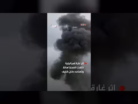 سقوط صاروخ على مبنى في العباسية جنوب لبنان