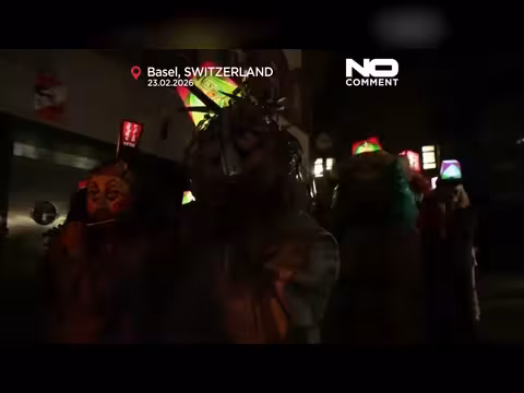 كرنفال بازل يسخر من ترامب بفوانيس مضيئة ساخرة