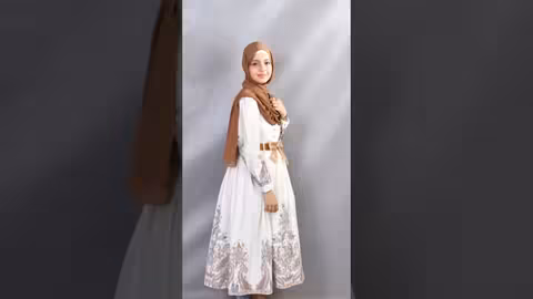 أحدث ظهور لماريا قحطان بالحجاب بأزياء DTC مركز الدهشة التجاري، ماريا قحطان، رمضان كريم