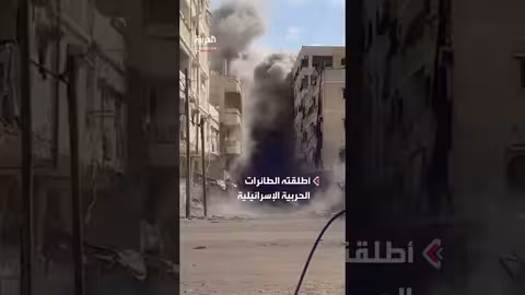 سقوط صاروخ إسرائيلي على منزل بغرب غزة