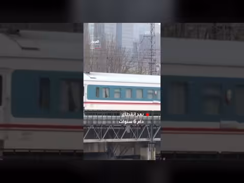 وصول قطار ركاب من بيونغ يانغ إلى بكين بعد انقطاع 6 سنوات