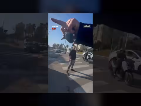 اعتداء على فريق TRT Haber أثناء تغطيته للأحداث في تل أبيب