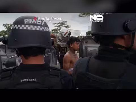 مسيرات السكان الأصليين في برازيليا ضد حقوق الأرض