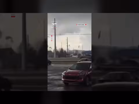 إعصار يضرب مدينة ثري ريفرز بميشيغان ويسبب أضراراً جسيمة