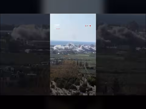 غارات إسرائيلية عنيفة تستهدف مدينة صور جنوبي لبنان