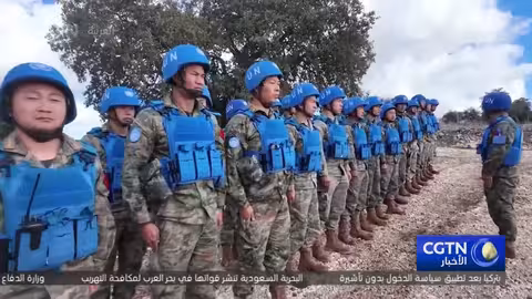 قوة حفظ السلام الصينية في لبنان تنفذ أول مهمة