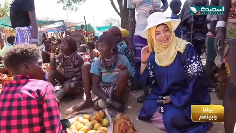 إحدى نساء قبائل الهمر كانت ستضرب #مايا العبسي. ما هو السبب؟ ؟ #طائر_السعيدة7