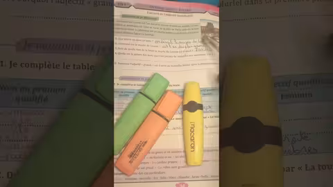 6ème année primaire parcours page: 34,35 l accord de l adjectif qualificatif orthographe / dictée