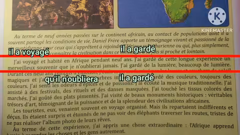 6ème année primaire activité: lecture page: 15,16 voyage en Afrique السادس إبتدائي