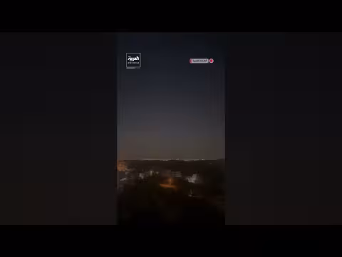 مرور صواريخ إيرانية فوق الضفة الغربية ومحاولات اعتراضها