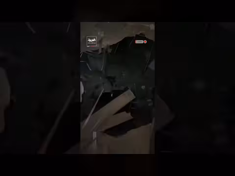 حريق في منزل فلسطيني بسبب شظية صاروخ إيراني